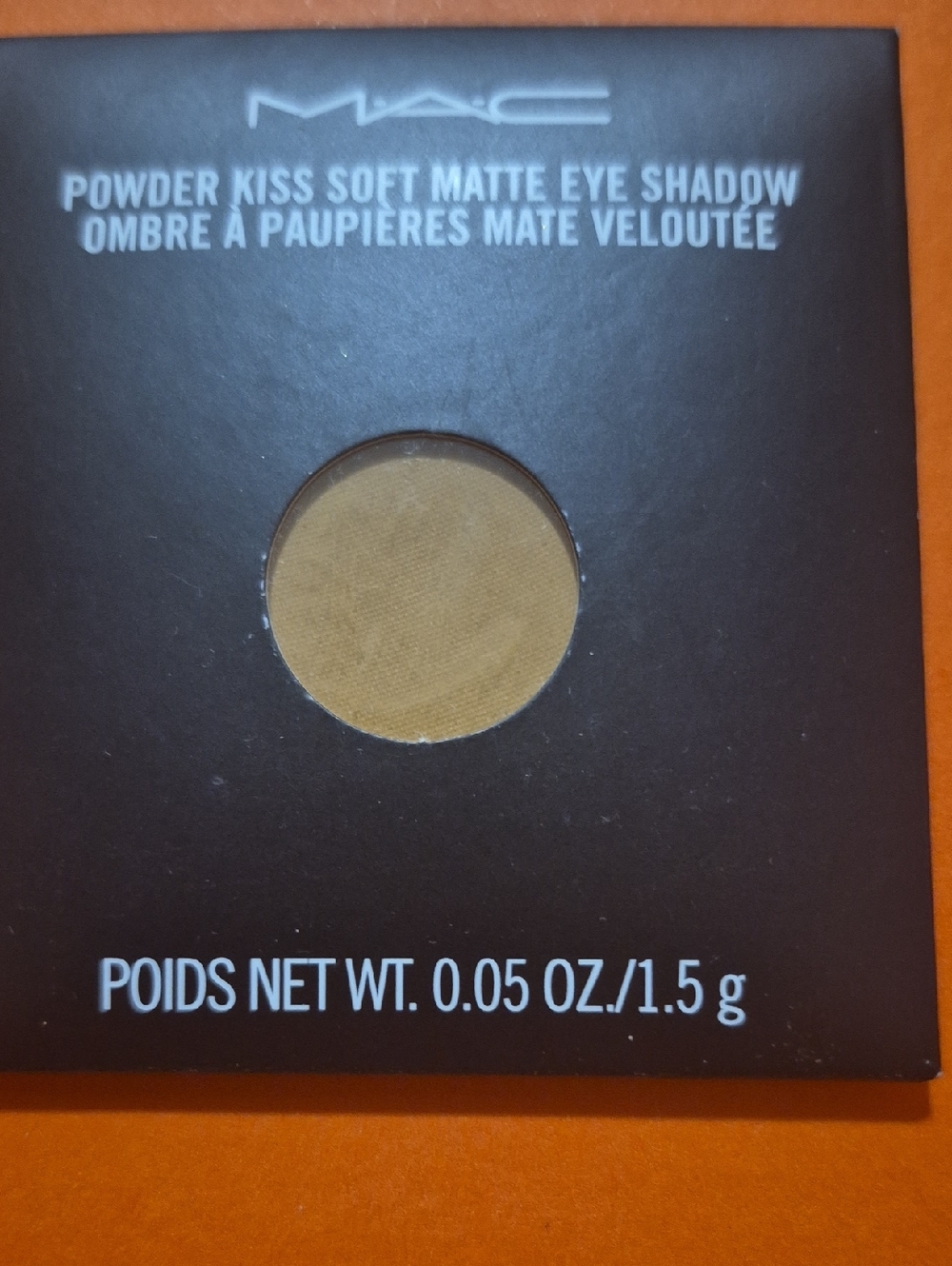 MAC Cosmetics Powder Kiss Soft Matte Eyeshadow - Golden Mustard
